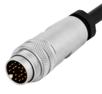 M16 电缆连接器，针，芯数：24，现场组装类型，焊接，直，6-8mm，IP67，UL认证